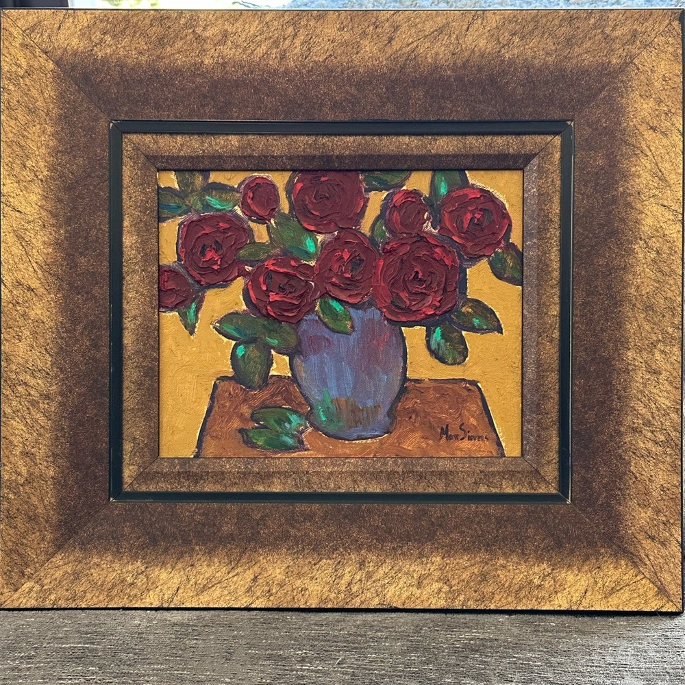 Bouquet Painting By Matthew Sievers